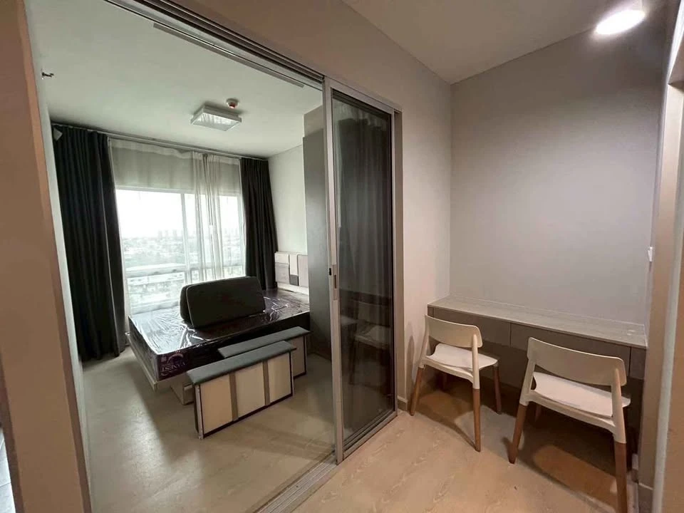 For rent: Niche id @ Pakkret Station, ready to move in, high floor, fully furnished + appliances, reserve now.