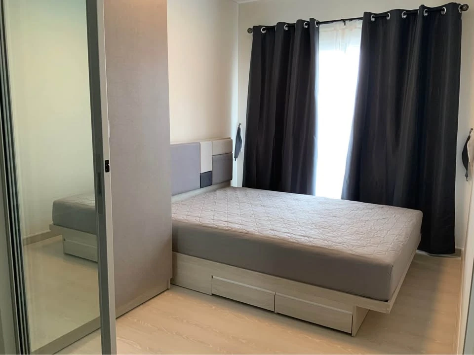 Niche id @ Pakkret Station for rent. High floor unit with city view, bright and airy, good ventilation, and affordable price. Book now!