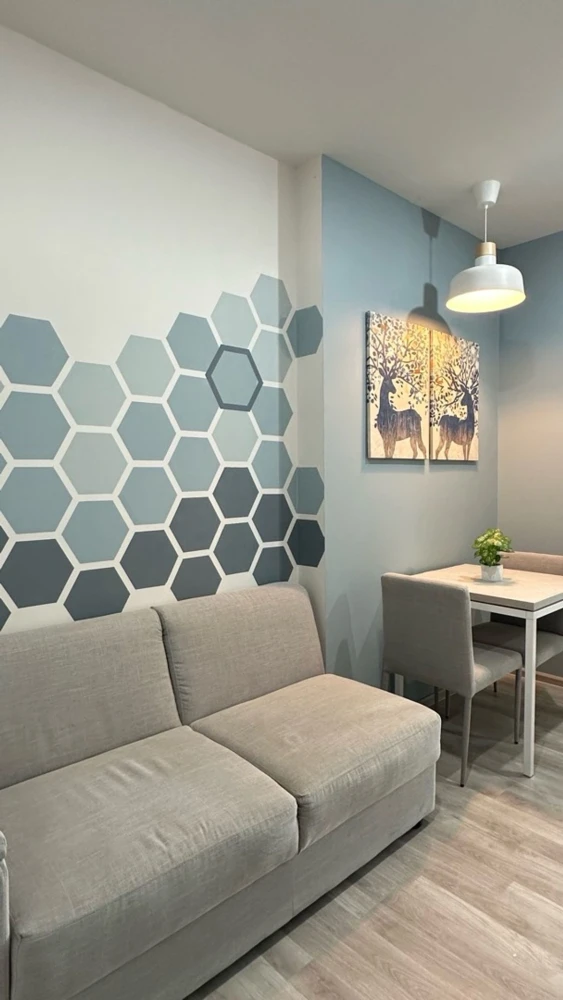 For rent: Niche Mono Mega Space Bangna, beautiful room with fully furnished. Reserve now!
