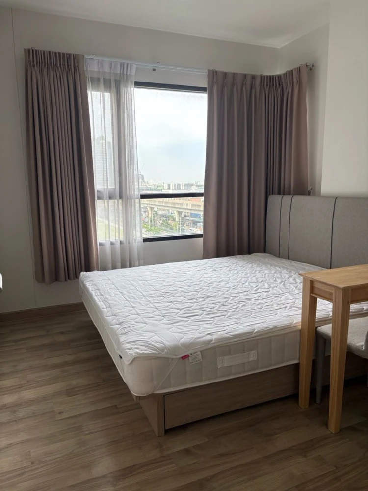 For rent: Niche Mono Sukhumvit-Bearing, 7th floor, spacious room, comfortable living, fully furnished, reserve now, don't delay.