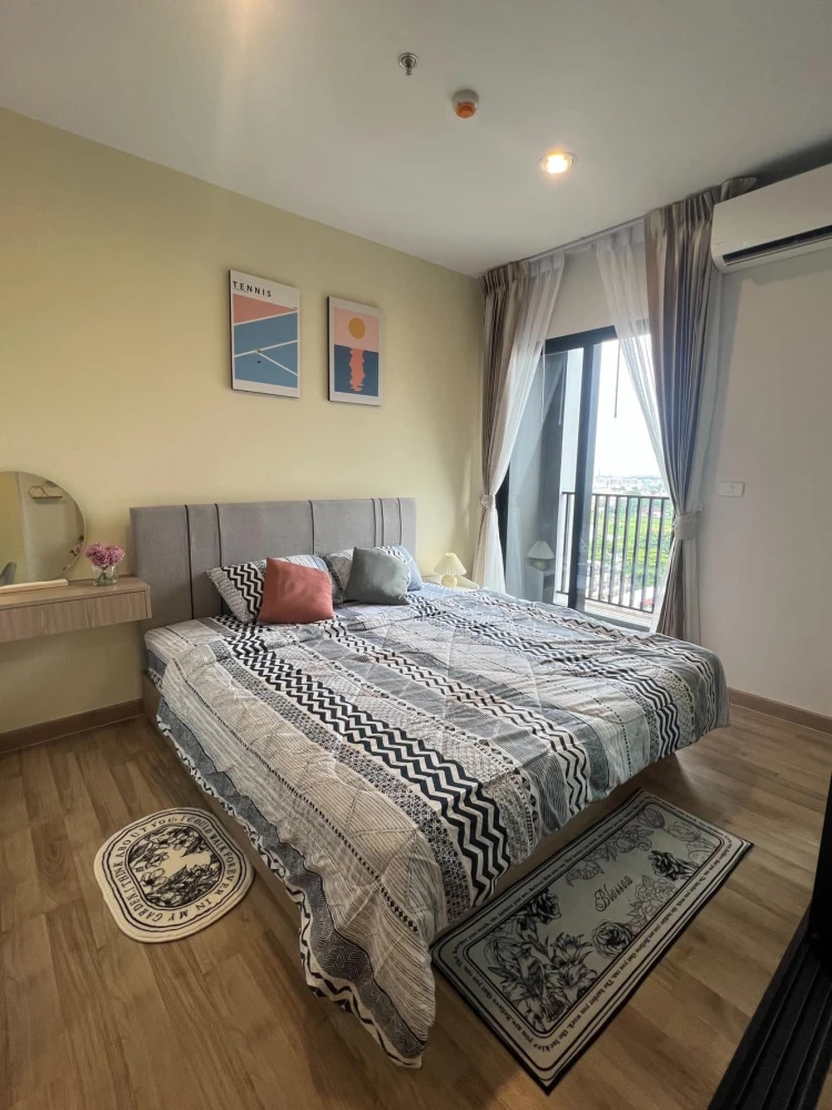 For rent: Niche Mono Sukhumvit-Bearing, beautiful view room, city view, BTS, separated zone, spacious and comfortable, corner room, hurry and book now