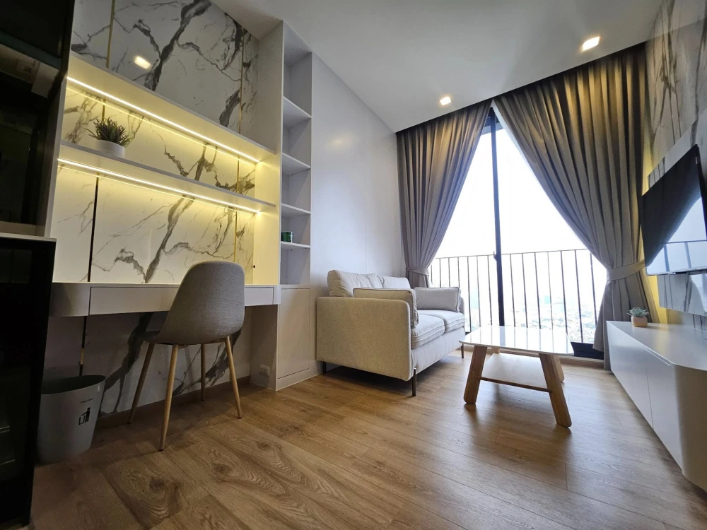 For rent Noble Around Ari, ready to move in, high floor, cool breeze, open view, built-in decoration in the room, don't miss out, book now!
