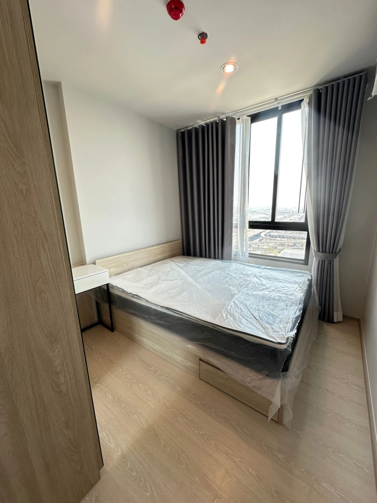 For rent: Noble NUE Mega Plus Bangna, 30th floor, corner room, fully furnished, nice to live in, reserve now.