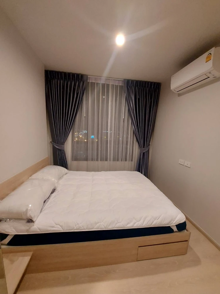 For rent Noble NUE Mega Plus Bangna 1 bedroom 1 bathroom, fully furnished, beautiful view from high floor, book now