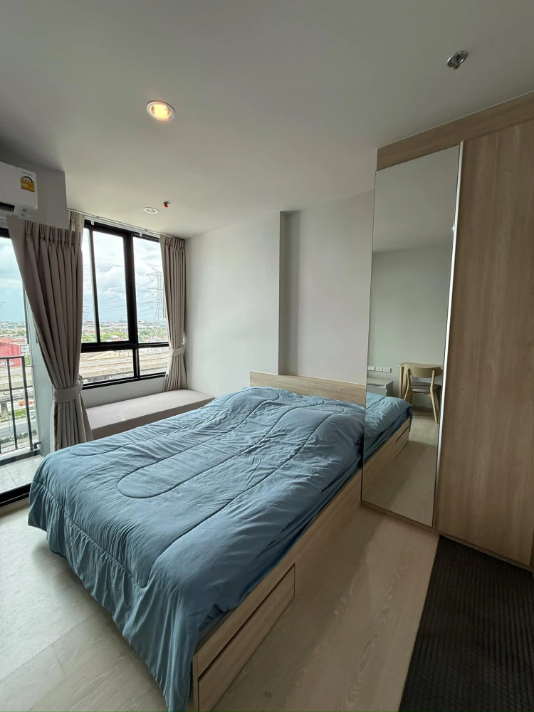 For rent: Noble NUE Mega Plus Bangna, 1 bedroom, 1 bathroom, fully furnished, just bring your bags and move in.