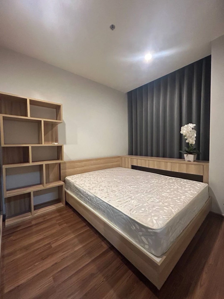 For rent: Noble Revolve Ratchada 2, 1 bedroom, 1 bathroom, open view, not blocked, see the city view from a high floor, book now.