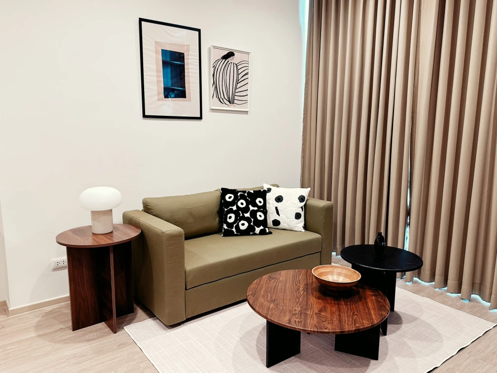 Noble State 39 for rent, spacious room, lots of usable space, decorated in a cool tone, good location, beautiful view, reserve now.