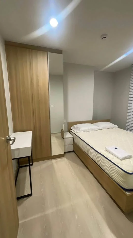 For rent: NUE Connex Condo Don Mueang, 2nd floor, corner room, quiet, very private, fully furnished, don't miss it!
