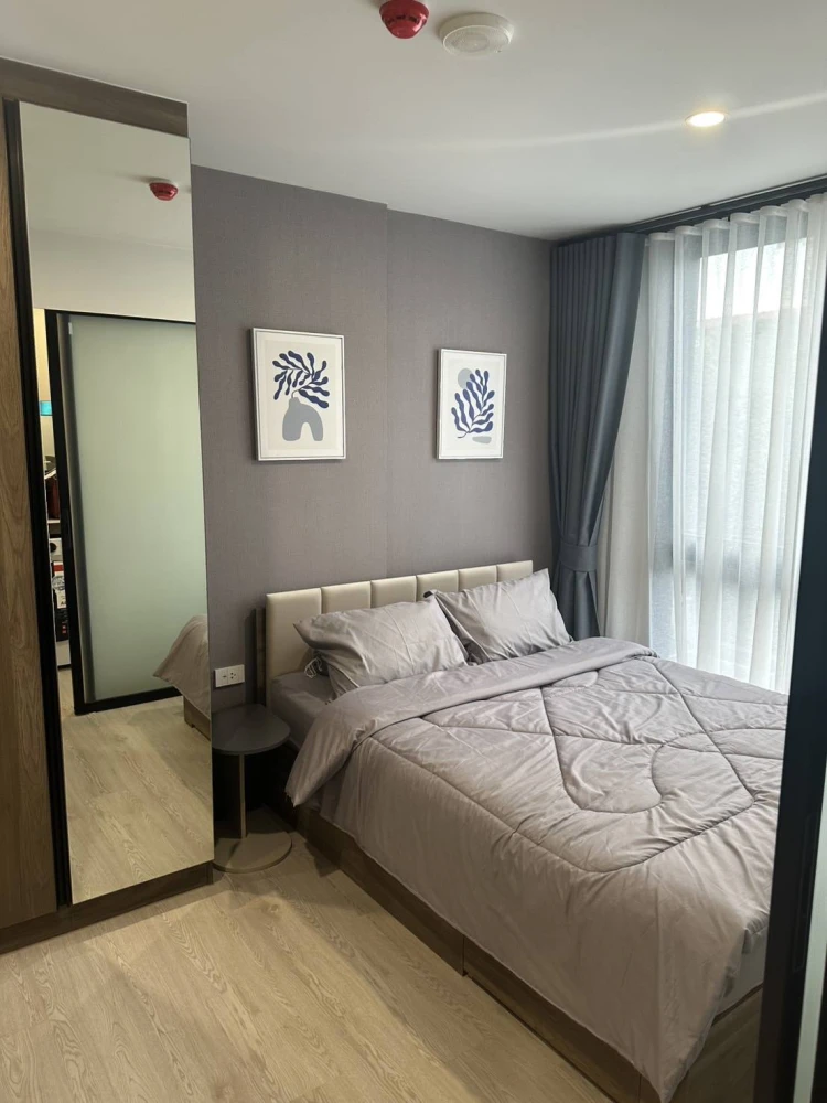 For rent Nue Core Khu Khot Station, 2nd floor, beautiful room, fully furnished, ready to move in, reserve now, don't wait.