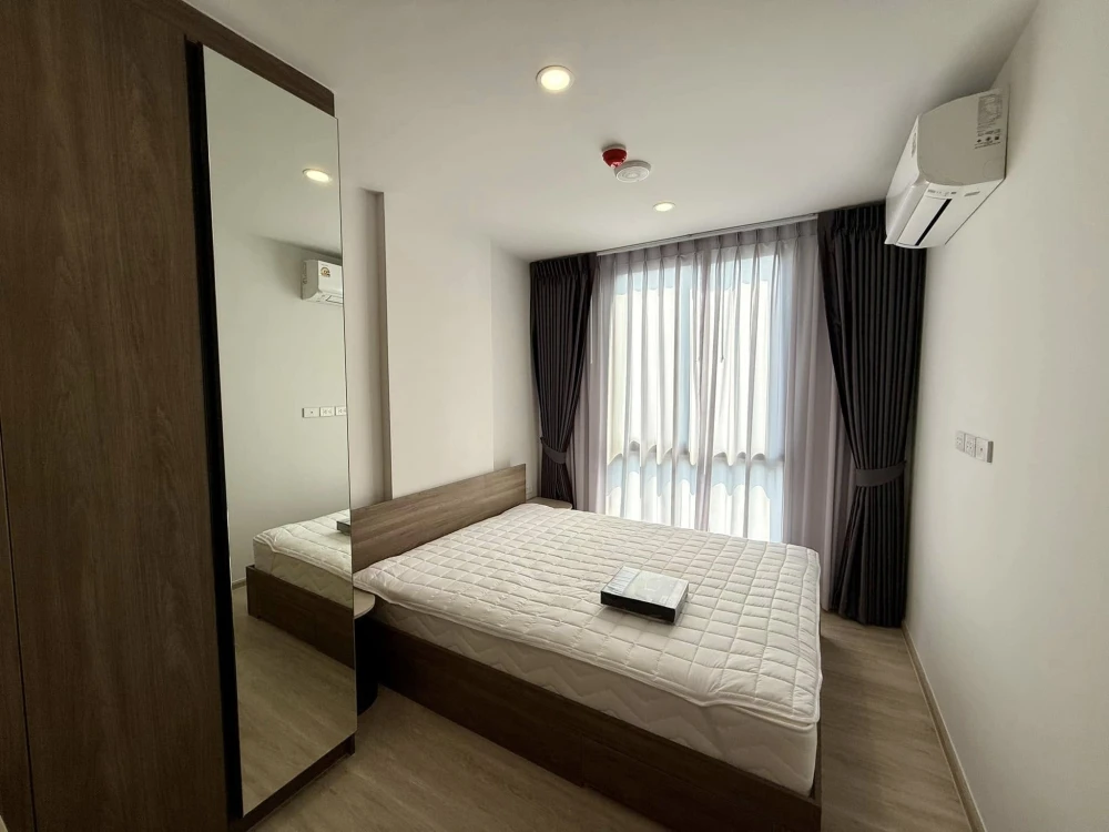 For rent: Nue Core Khu Khot Station, 7th floor, corner room, quiet, fully furnished, nice to live in, reserve now!