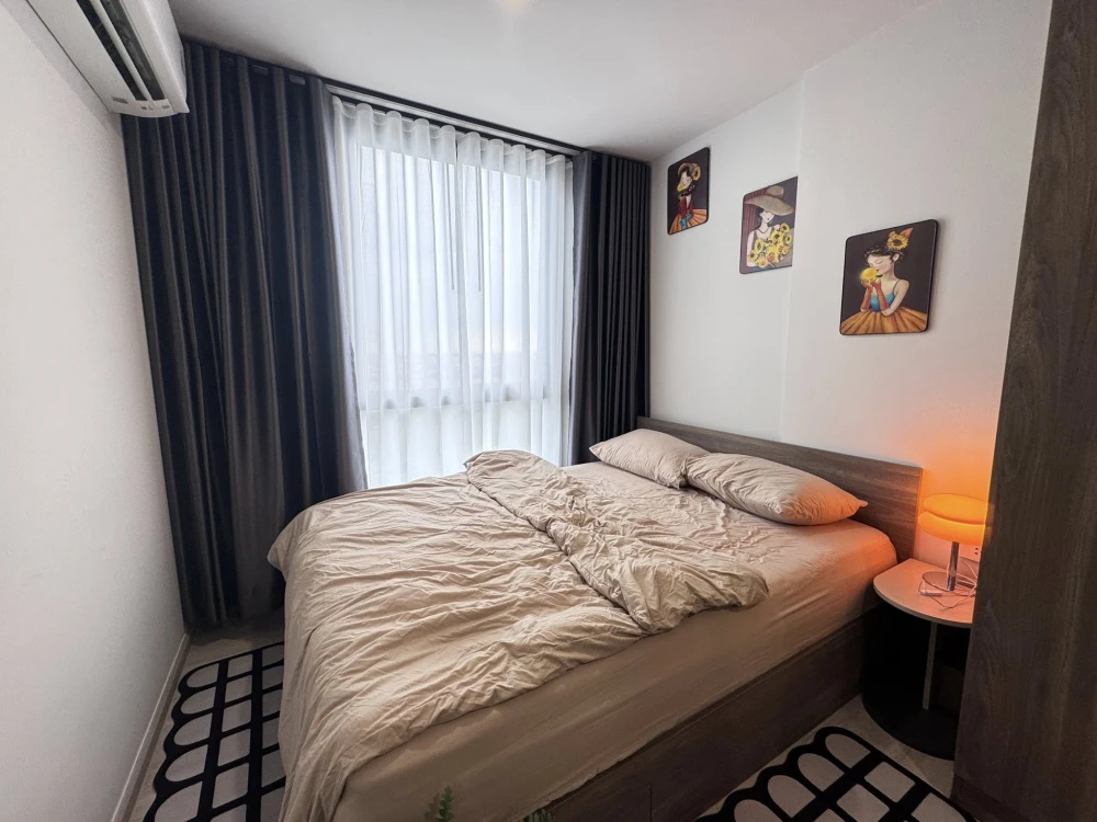For rent: Nue Core Khu Khot Station, a nice room on the 8th floor, good location, convenient transportation, fully furnished, hurry and reserve now!