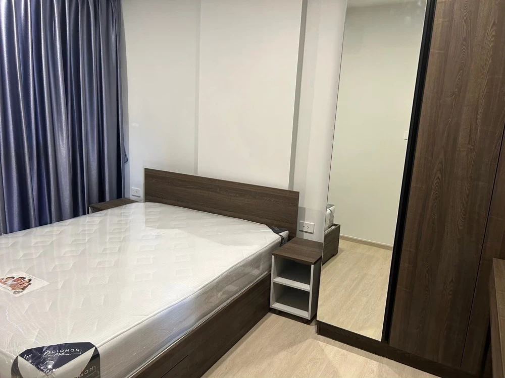 For rent: Nue Cross Khu Khot Station, 3rd floor, corner room, nice room, fully furnished, reserve now, hurry!