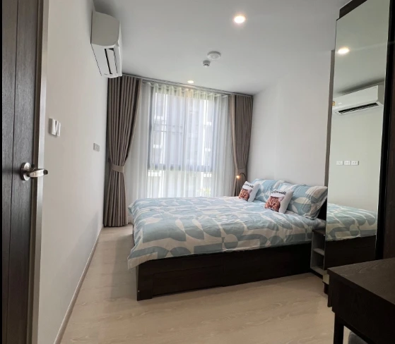 For rent: Nue Cross Khu Khot Station, 4th floor, fully furnished, nice room, reserve now, don't delay.