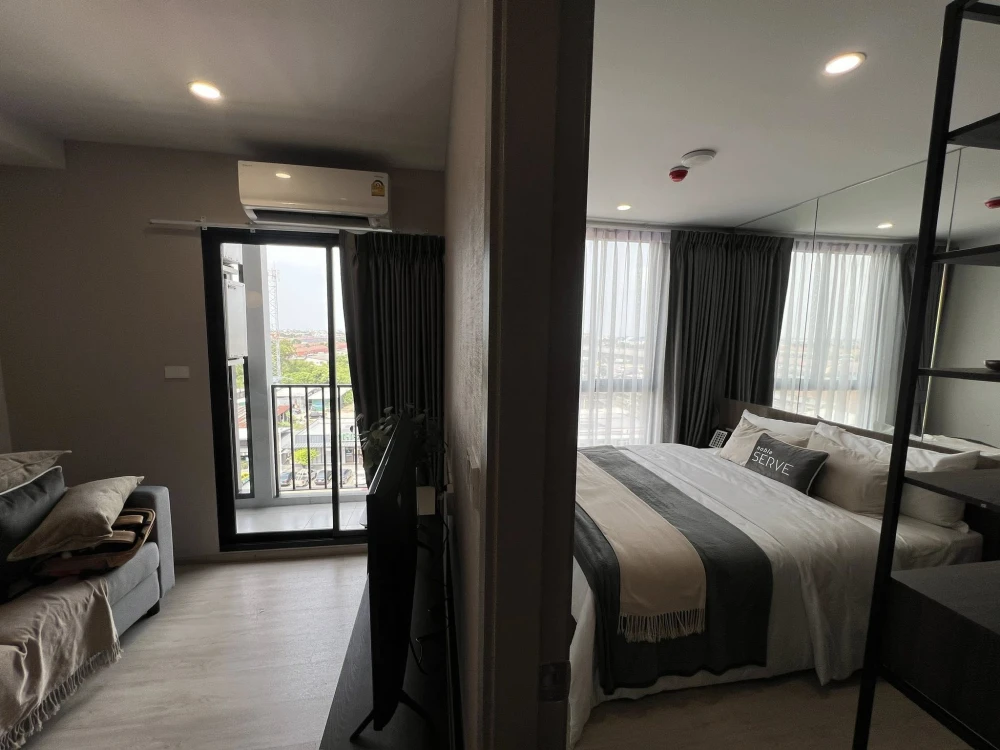 For rent: Nue Cross Khu Khot Station, ready to move in, spacious and comfortable room, hurry and reserve now.
