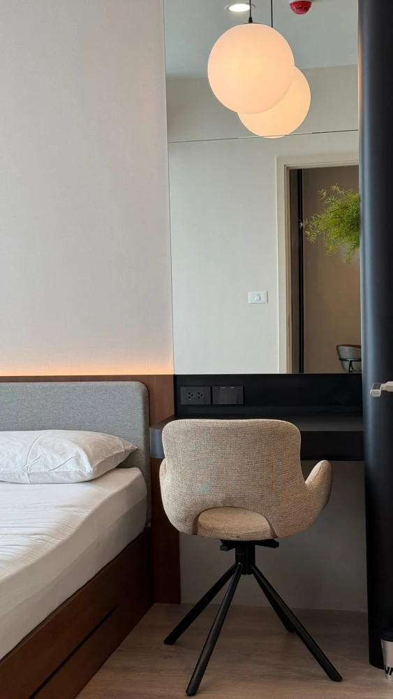 For rent: NUE DISTRICT R9, interior designed with built-in furniture throughout. Fully furnished with appliances, ready to move in.