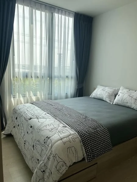For rent: Nue Mega Plus Bangna, a nice room, complete with furniture and appliances, just come and move in.