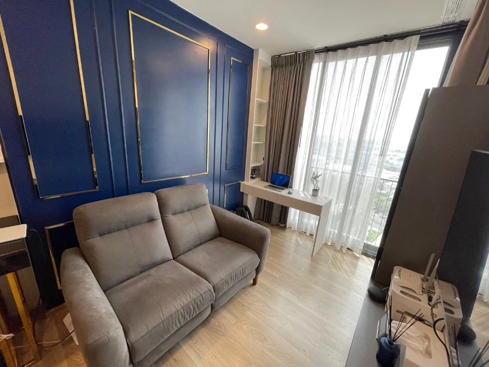 For rent: Oka Haus Sukhumvit 36, 19th floor, nice room, fully furnished, reserve now, don't miss out, hurry!