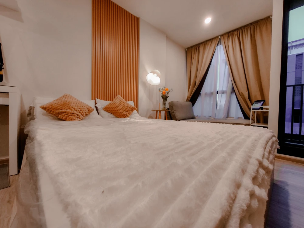 For rent: Origin Play Sri Udom Station, 1 bedroom, 1 bathroom, fully furnished, good location, reserve now.