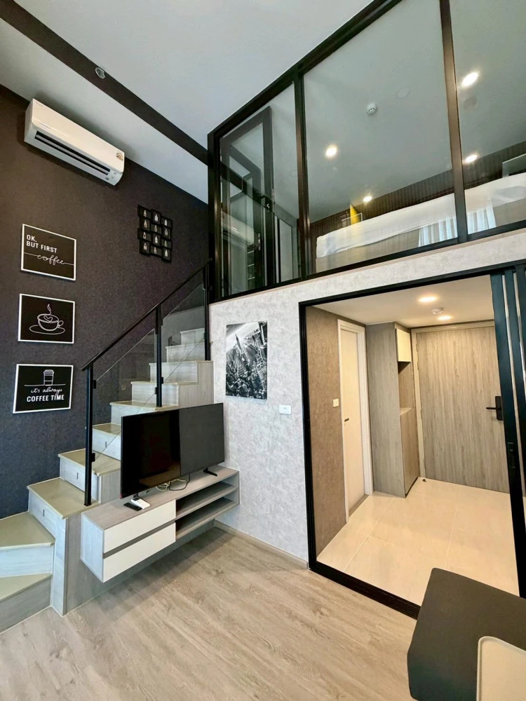 For rent: Origin Plug & Play Nonthaburi Station, 14th floor, fully furnished and ready to move in. Book now! Don't wait!