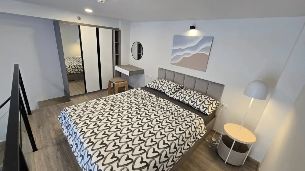 For rent: Origin Plug & Play Nonthaburi Station, Duo Space room, fully furnished, nice to live in, book now.