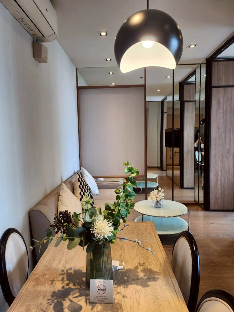 For rent: Park 24 Origin Phrom Phong, garden view, fully furnished, built-in decoration, must reserve.
