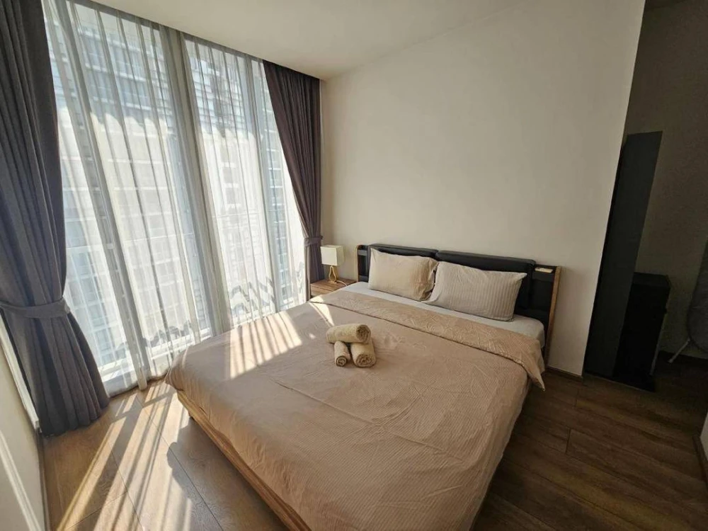 For rent: Park 24 Origin Phrom Phong, a nice room, decorated in a controlled tone, with complete facilities. Book now!