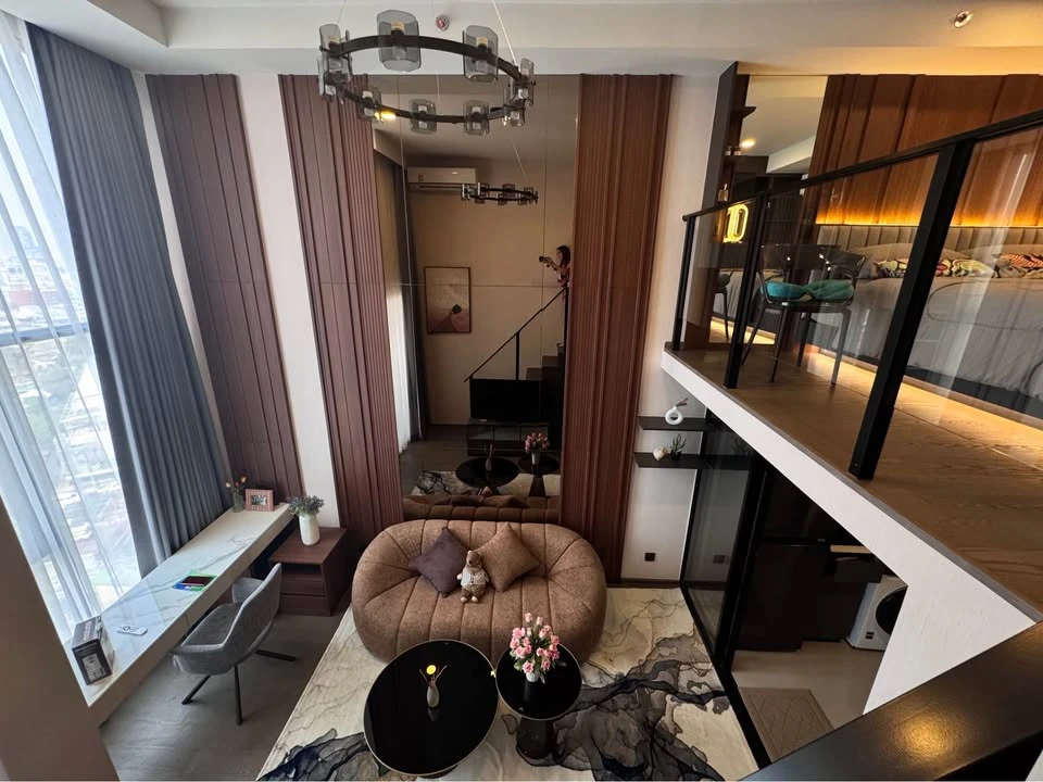 For rent: Park Origin Chula, facing north, room is not hot, built-in decoration is beautiful and stunning, if you don't book, you will miss out.