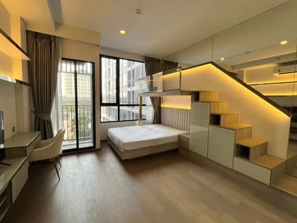 For rent: Park Origin Phayathai, 4th floor, great view, fully furnished, beautiful, comfortable, reserve now, hurry!