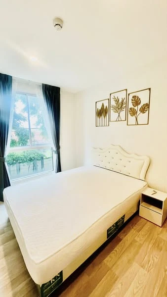 Plum Condo Chokchai 4 for rent, nice room, decorated in a cool tone, fully furnished, reserve now.