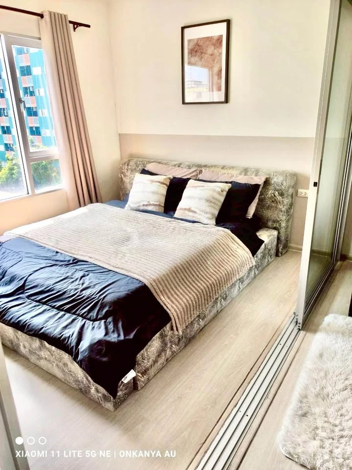 Plum Condo Extra Rama 2 for rent: 1 bedroom, 1 bathroom, fully furnished, great location. Just bring your bags and move in!
