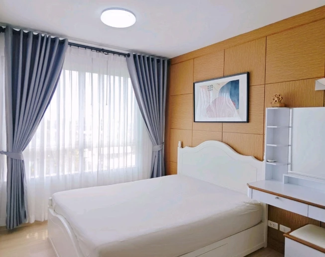 Plum Condo Nawamin for rent, 7th floor. Nice, fully furnished unit. Book now! Don't miss out!