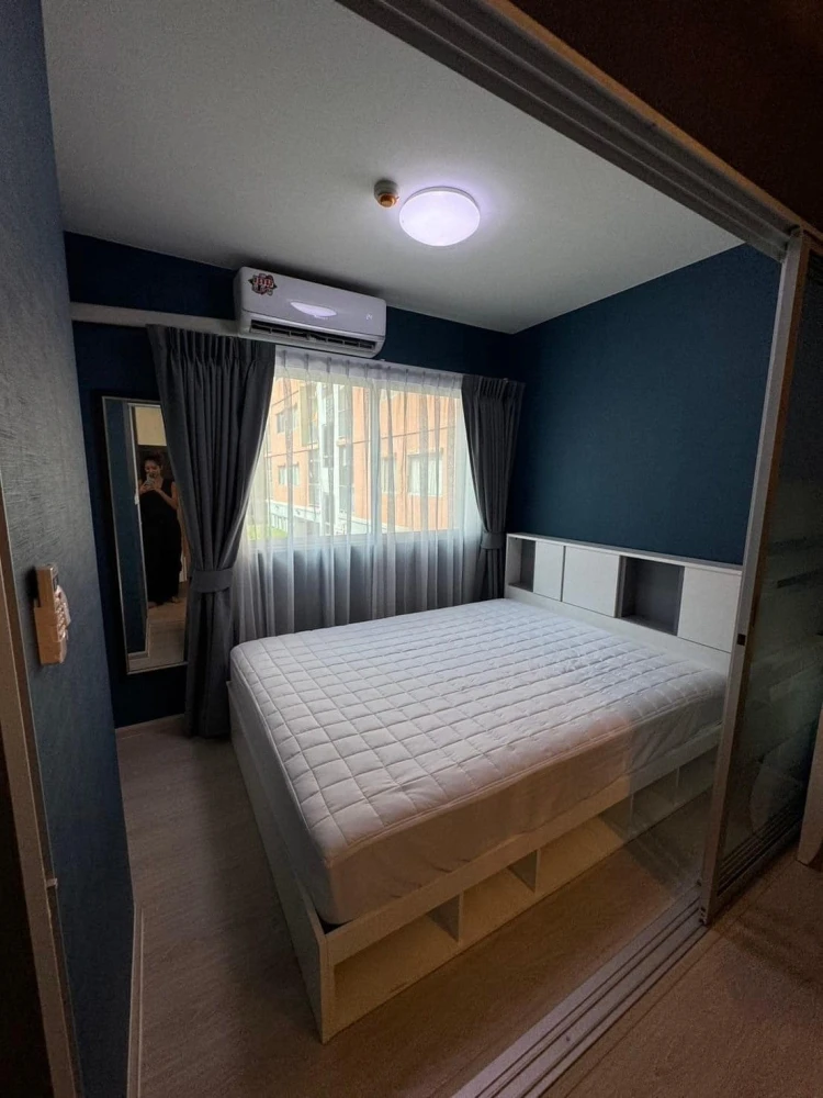 For rent: Plum Condo Park Rangsit, 2nd floor, pool view, beautiful room, fully furnished, ready to move in, reserve now.
