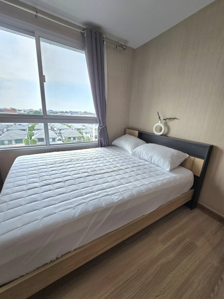 For rent: Plum Condo Phaholyothin 89, studio room, 28 sq m., Phase 5, Building C, 8th floor, very beautiful open view, book now.