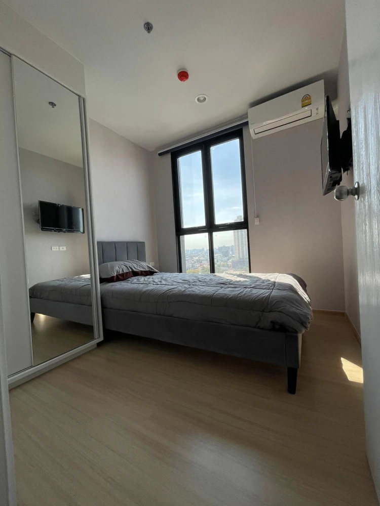 For rent Plum Condo Pinklao Station 2 bedrooms, fully furnished, book now