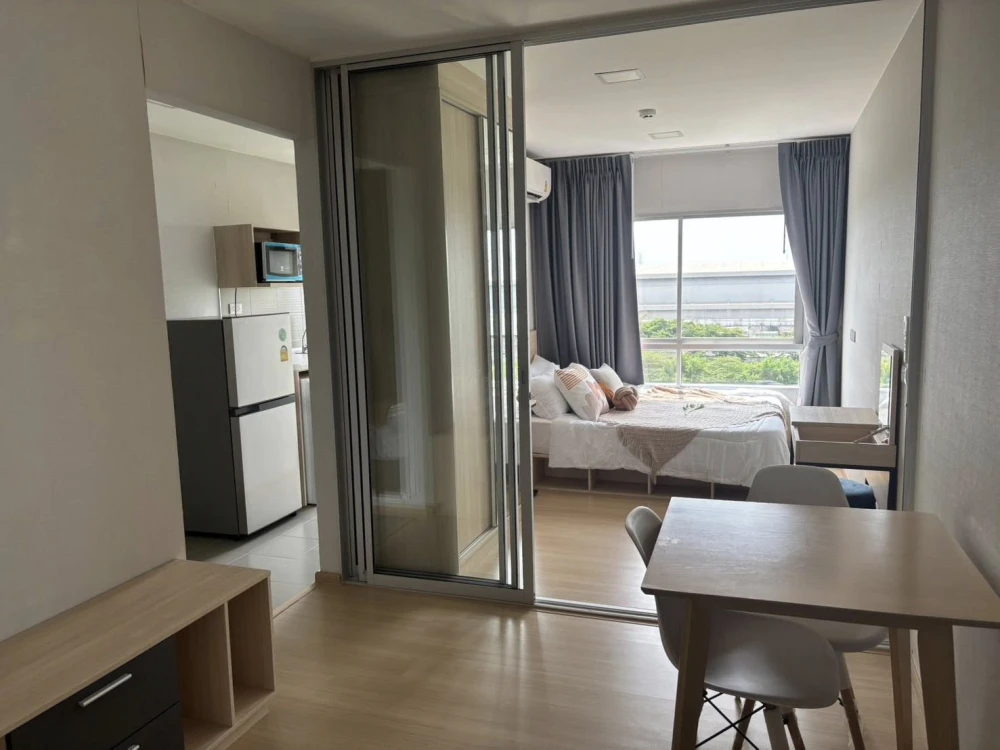 Plum Condo Rangsit Alive 1 for rent, 7th floor, outside view, fully furnished room, nice to live in, interested, reserve now.