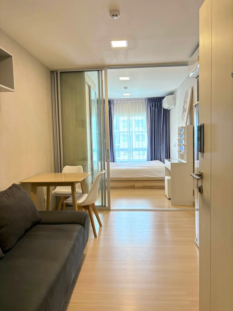 Plum Condo Rangsit Alive for rent. One room with separate, well-defined zones. Amazing price! Book now, don't miss out!