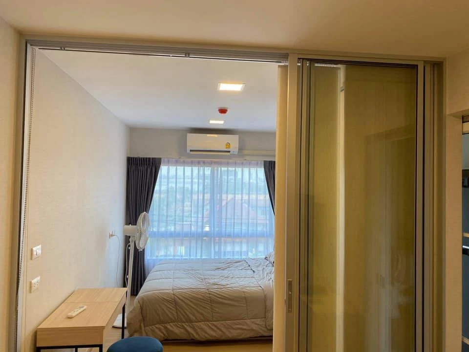 For rent: Plum Condo Rangsit Alive 2, 4th floor, fully furnished room, ready to move in, reserve now, don't wait.