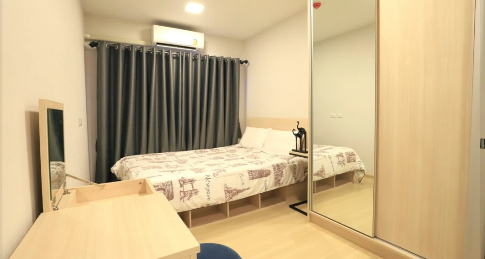 Plum Condo Rangsit Alive 2, 5th floor, fully furnished unit for rent. Ready to move in. Book now!