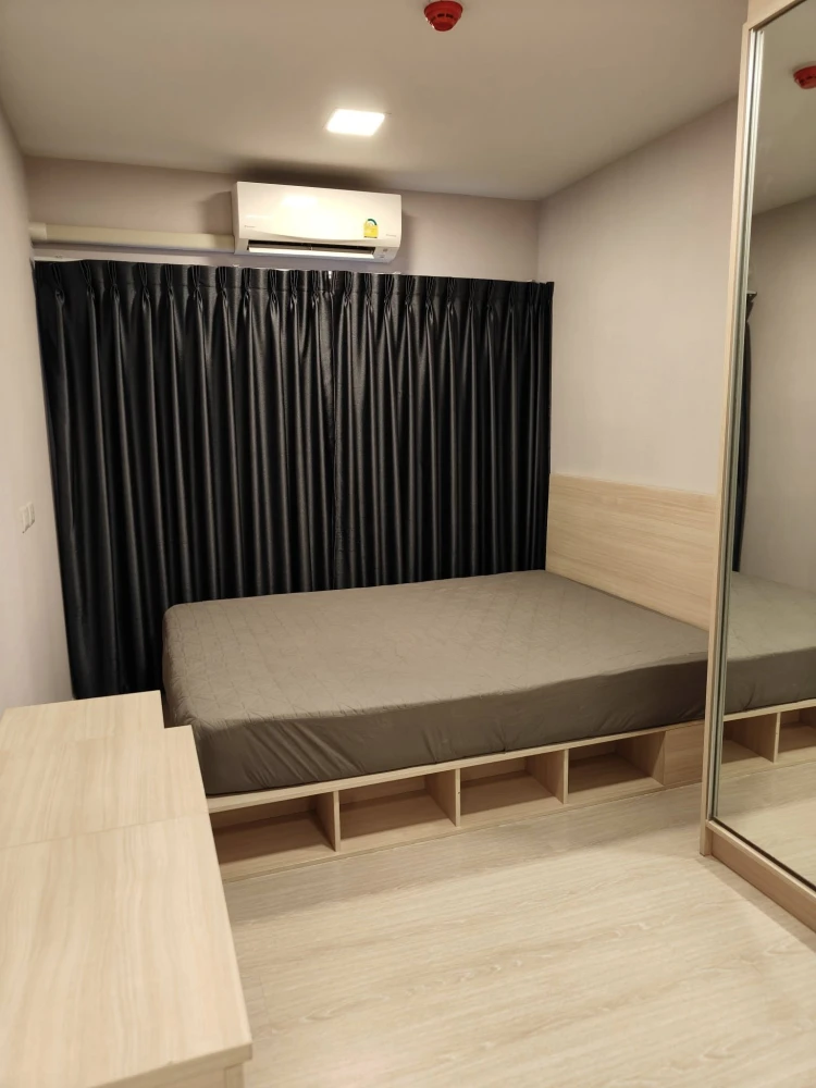 For rent Plum Condo Rangsit Alive 2, outside view, fully furnished room, ready to move in, book now, don't miss out.