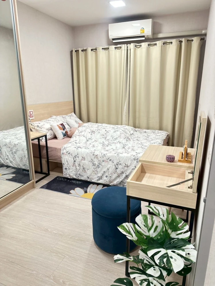 For rent Plum Condo Rangsit Alive 2 rooms, separated well, great price, everything here, hurry and reserve now, don't miss out.