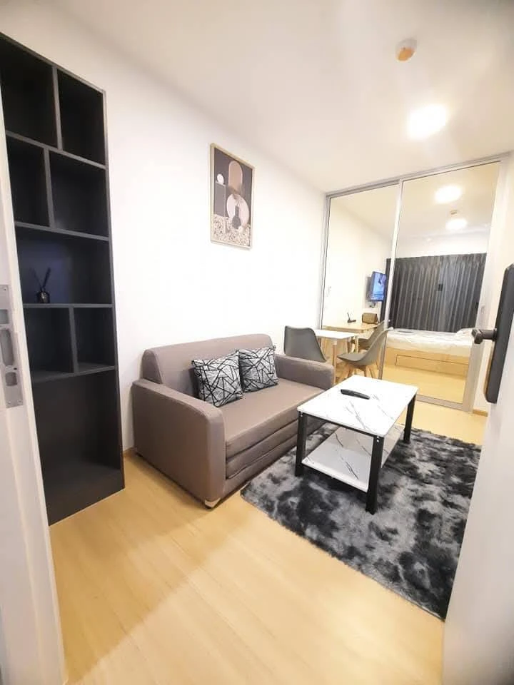 Plum Condo Rangsit Fresh for rent, 4th floor, fully furnished, very livable. Book now!