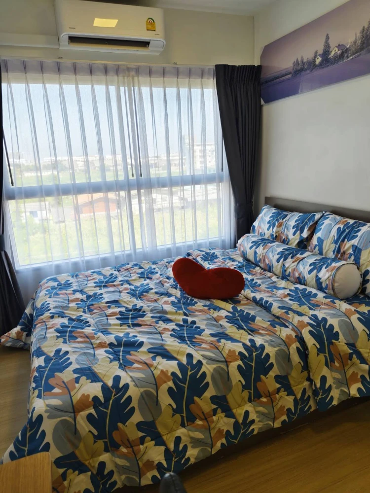 Plum Condo Rangsit Fresh for rent, 5th floor, fully furnished, nice to live in, reserve now, don't miss out!