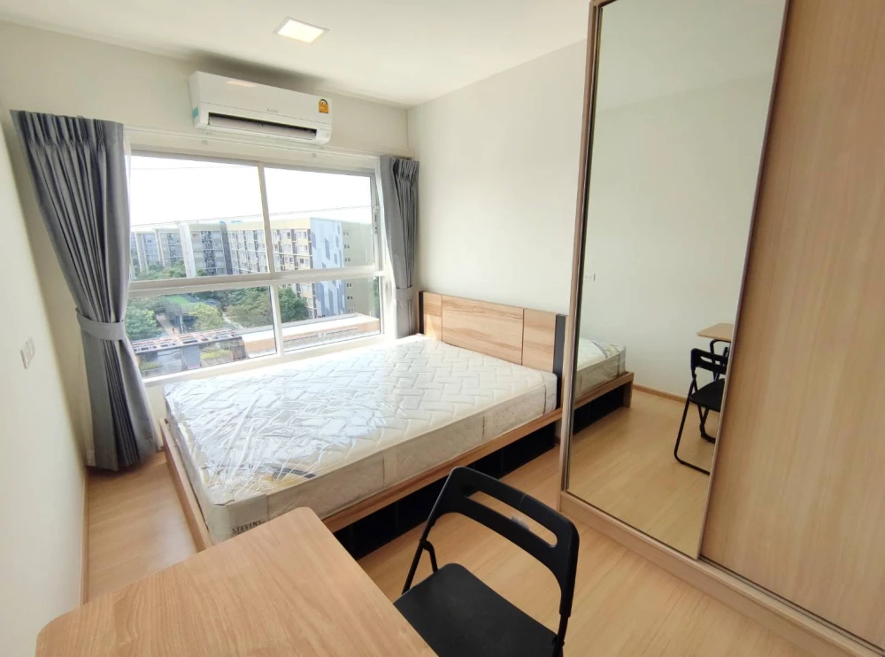 Plum Condo Rangsit Fresh for rent, 8th floor, fully furnished room, ready to move in, book now, don't miss out.