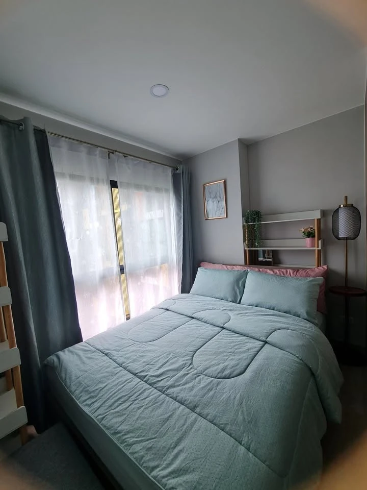 Plum Condo Sukhumvit 97.1 for rent, a lovely room, decorated in a controlled tone, comes with complete furniture, just bring your bags and move in.
