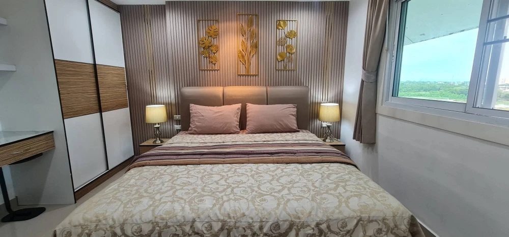 For rent: Porch Land 2 Jomtien Resort, 59 sq.m., corner unit. Very quiet and private, perfect for relaxation.
