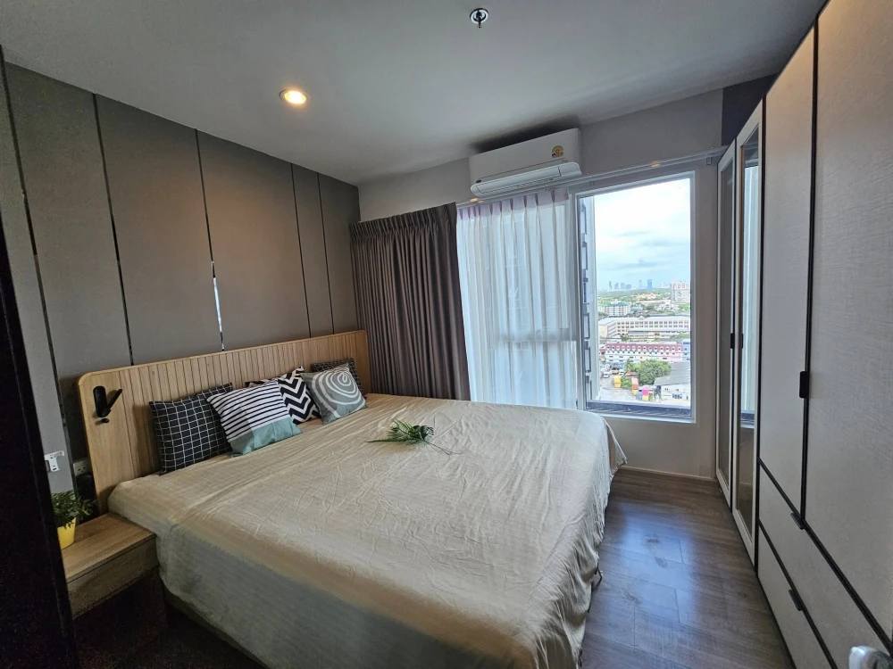 For rent: Regent Bangna, wide-fronted room, genuine, special type, only 1% available, 17th floor, Bang Krachao river view, hurry and reserve now, don'
