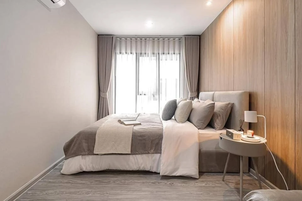 For rent: Regent Home Bangna, a nice room, Building D, 18th floor, open view, airy and comfortable, hurry and move in!