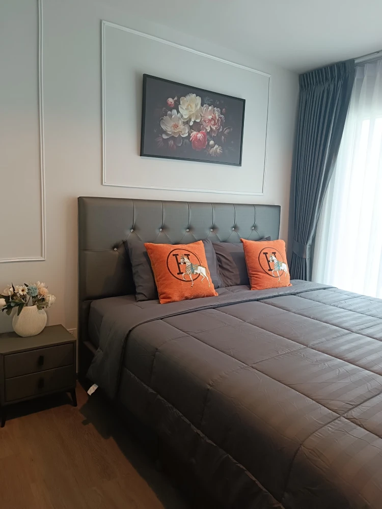 For rent: Regent Home Bangna, 4th floor, beautiful room, fully furnished, comfortable to live in, book now, don't miss out.