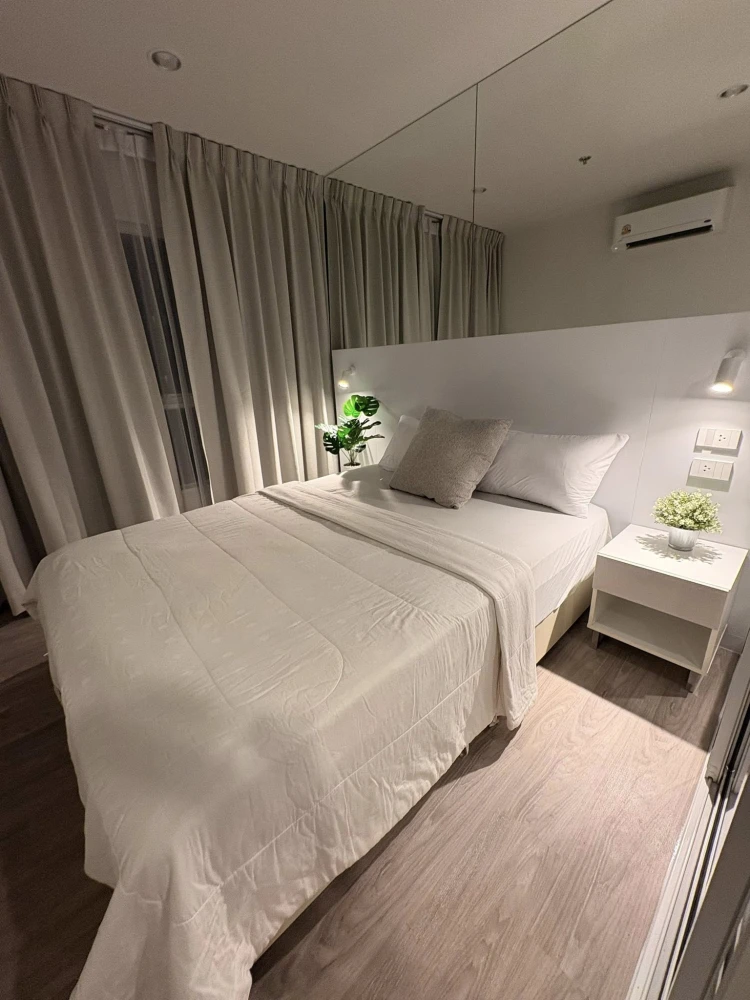 For rent: Regent Home Bangna, corner room, beautiful view, beautiful room, 27th floor, fully furnished, ready to move in.