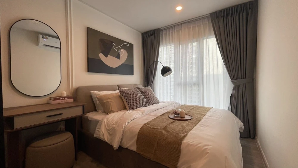 For rent: Regent Home Bangna, fully furnished room, ready to move in, complete with amenities. Hurry and reserve now!